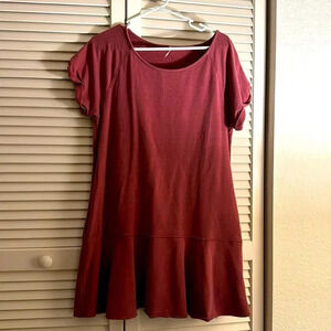 Urban Outfitters Maroon/Plum Sweater Jersey Dress Medium GUC